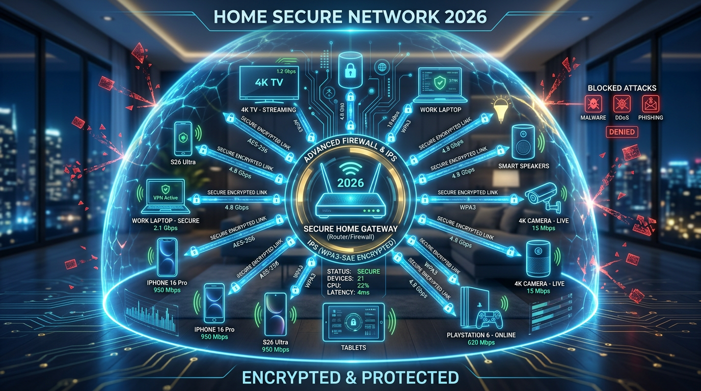 Sécuriser son Wi-Fi et son réseau local : guide 2026